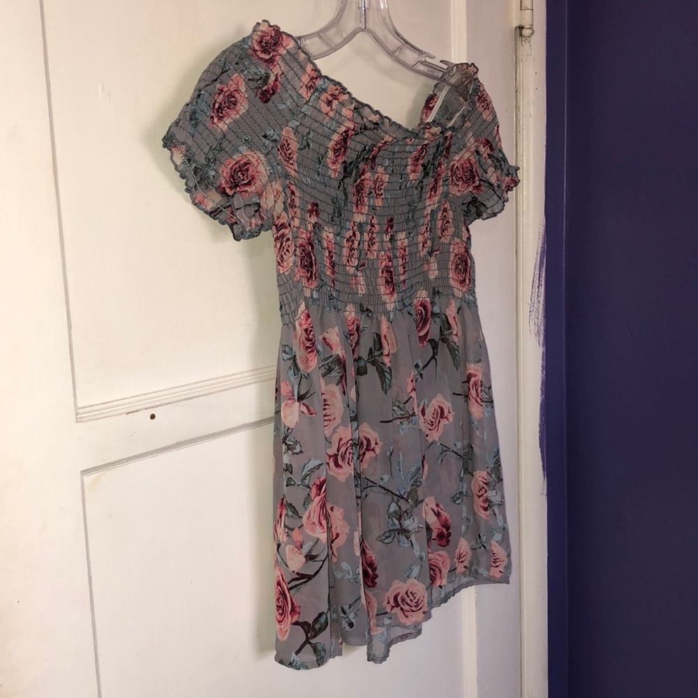 Off the shoulder babydoll top